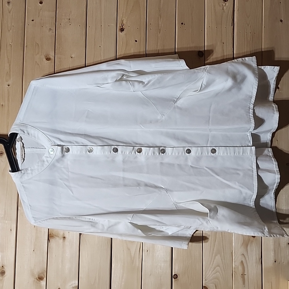 Soft Surroundings High Low Button Down Shirt Size Medium